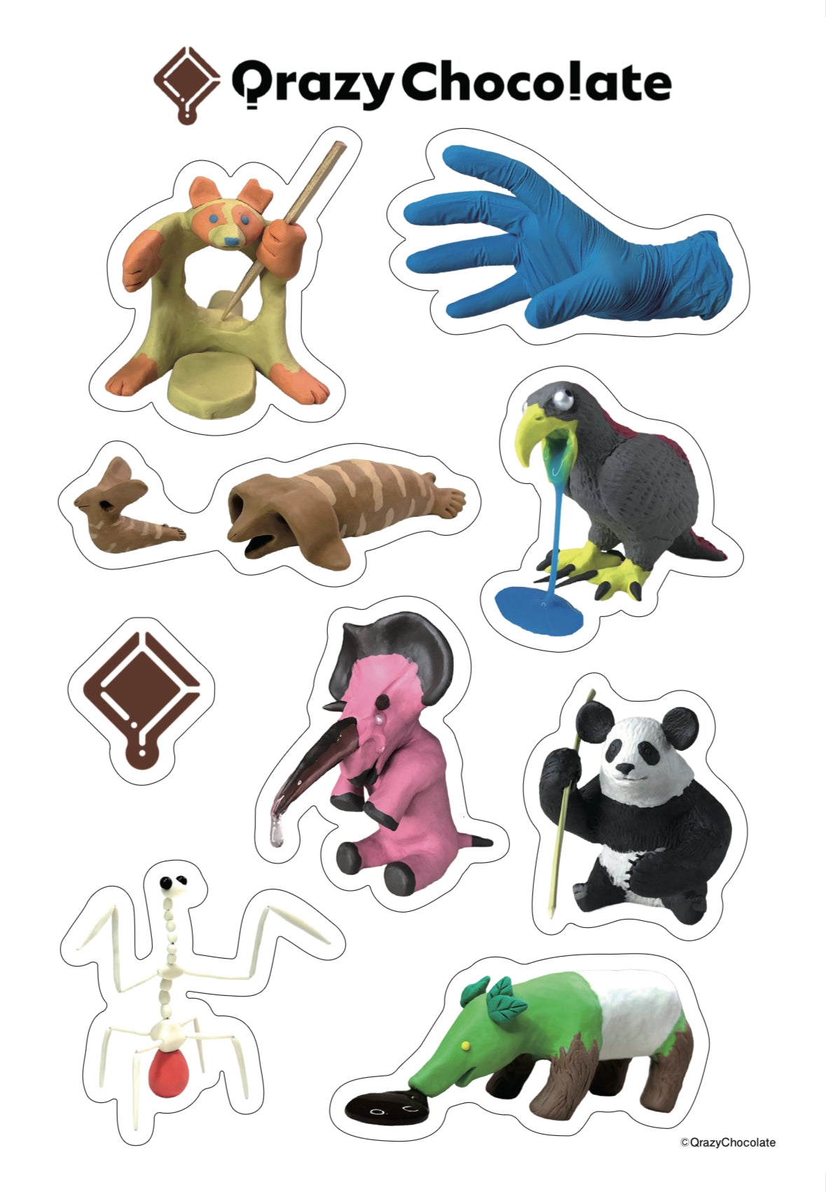 新ステッカー発売セット[新ステッカー＋菓子生物][2月1日まで]