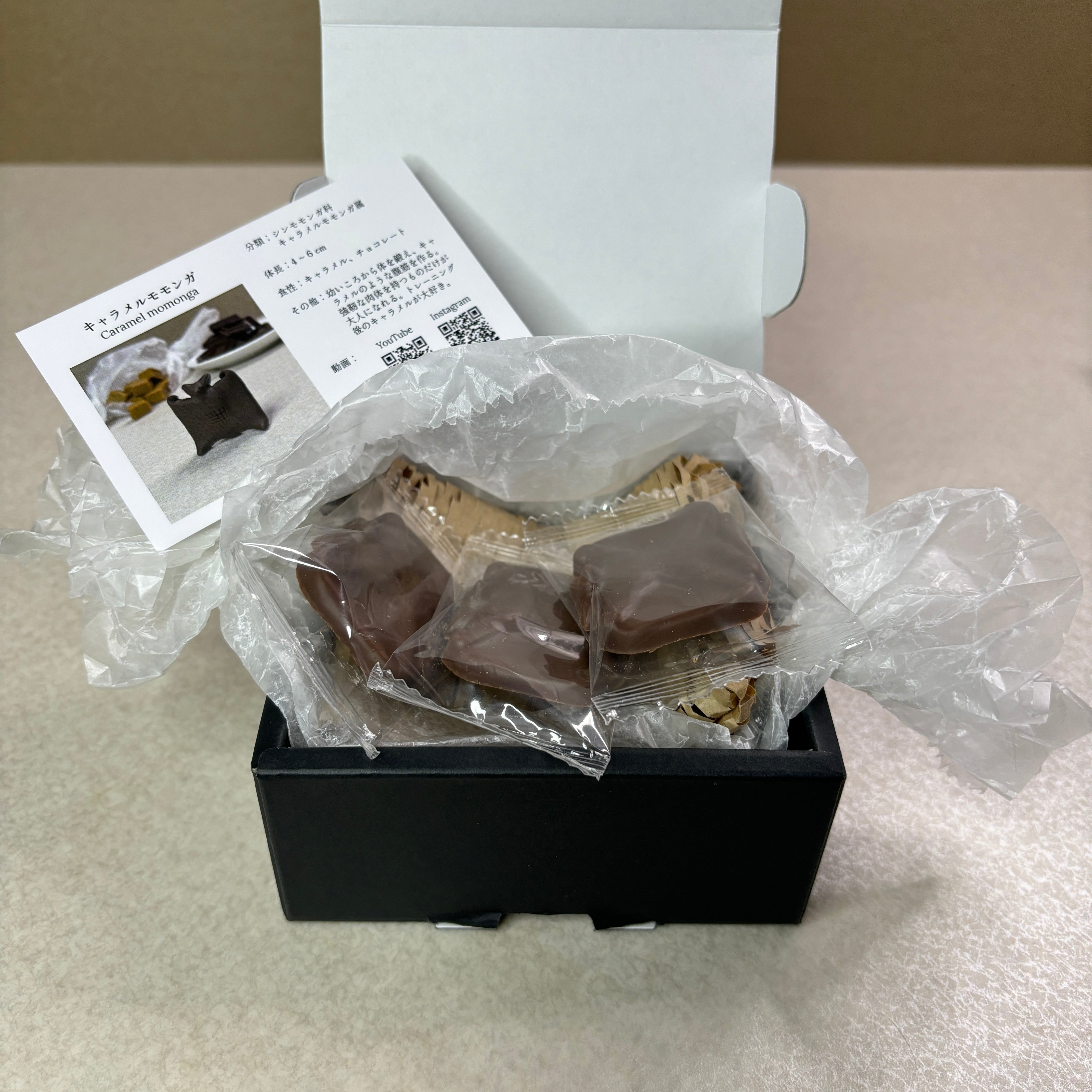 キャラメルモモンガの兄弟 – Qrazy Chocolate